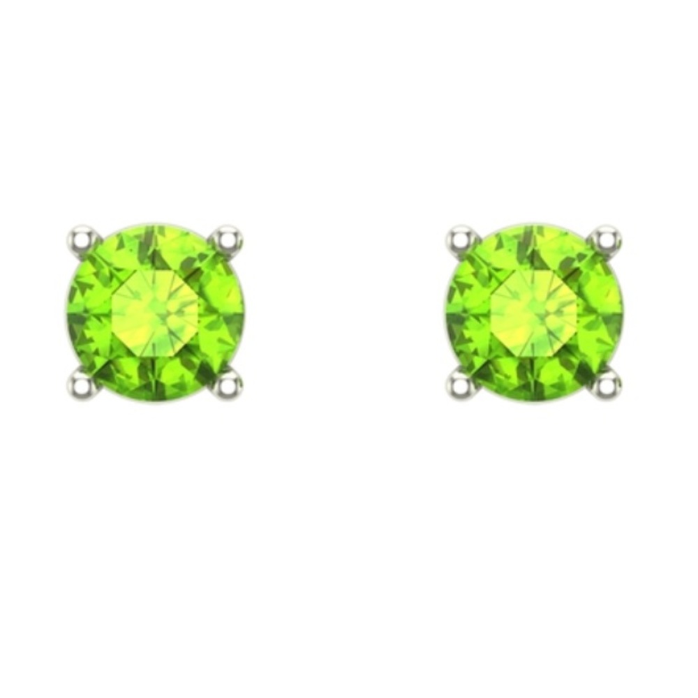 4 prong Basket Set 14K White Gold over Sterling 🌼 - Picture 2 of 8