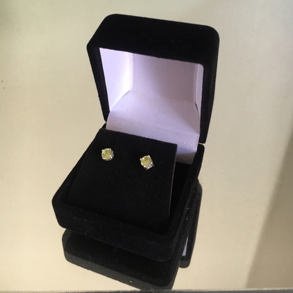 4 prong Basket Set 14K White Gold over Sterling 🌼 - Picture 5 of 8
