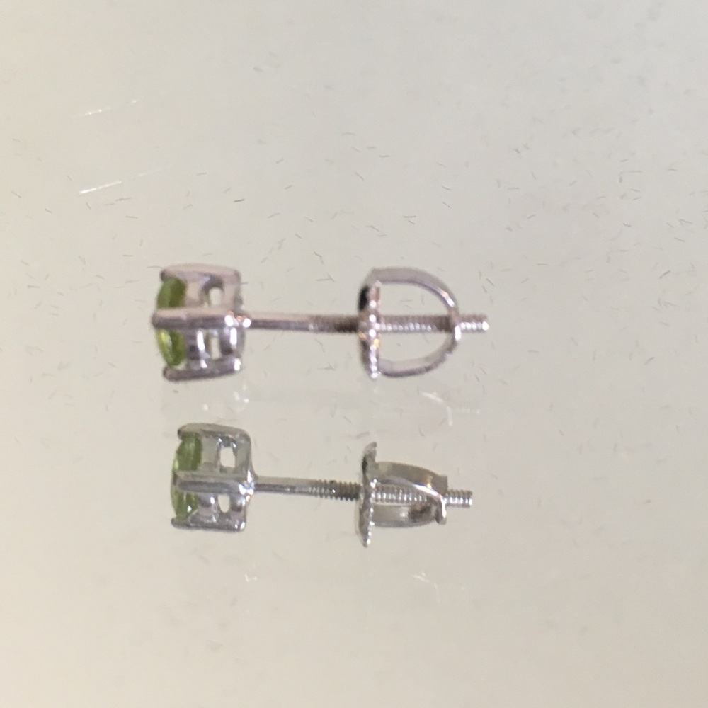 4 prong Basket Set 14K White Gold over Sterling 🌼 - Picture 7 of 8