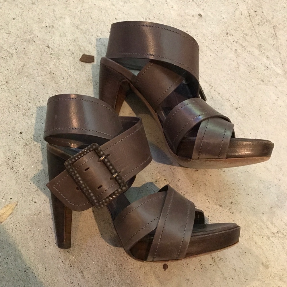 Hugo Boss chunky heels