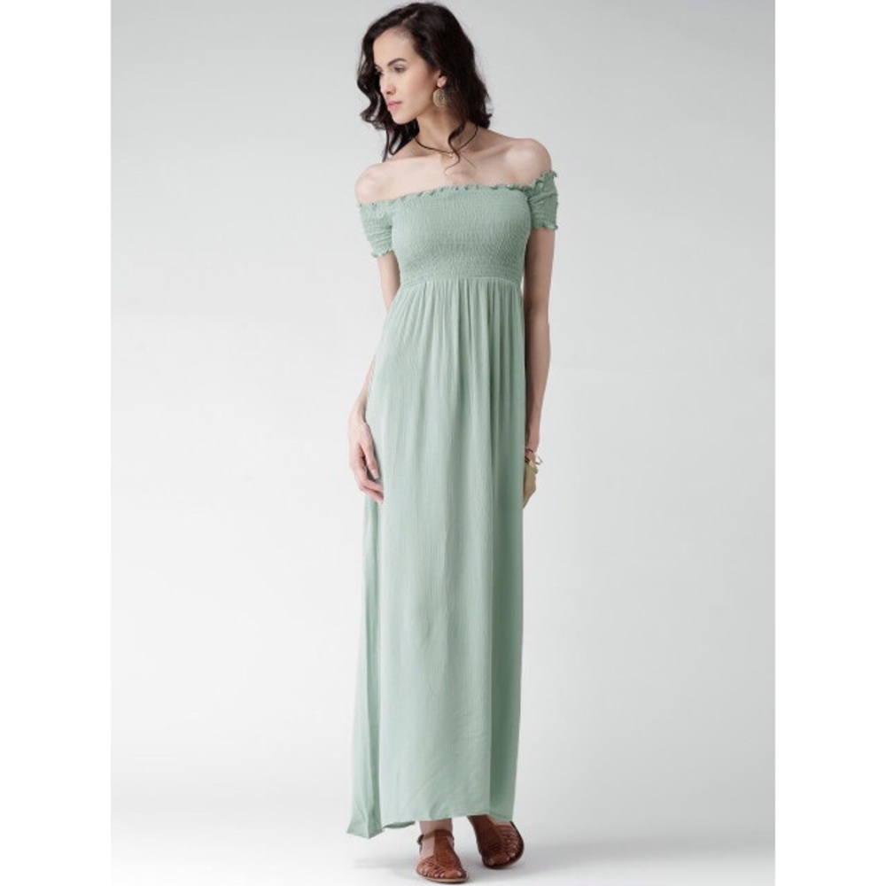 Forever 21 Mint Green Maxi Dress