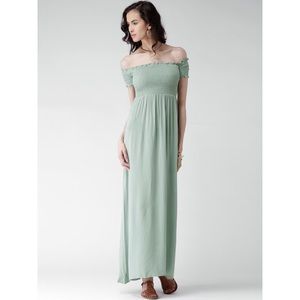 Forever 21 Mint Green Maxi Dress