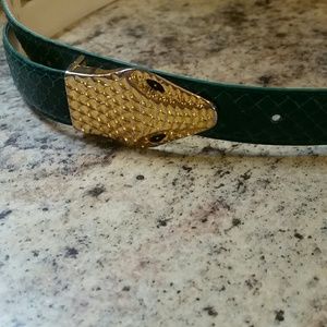 Snake skin belt