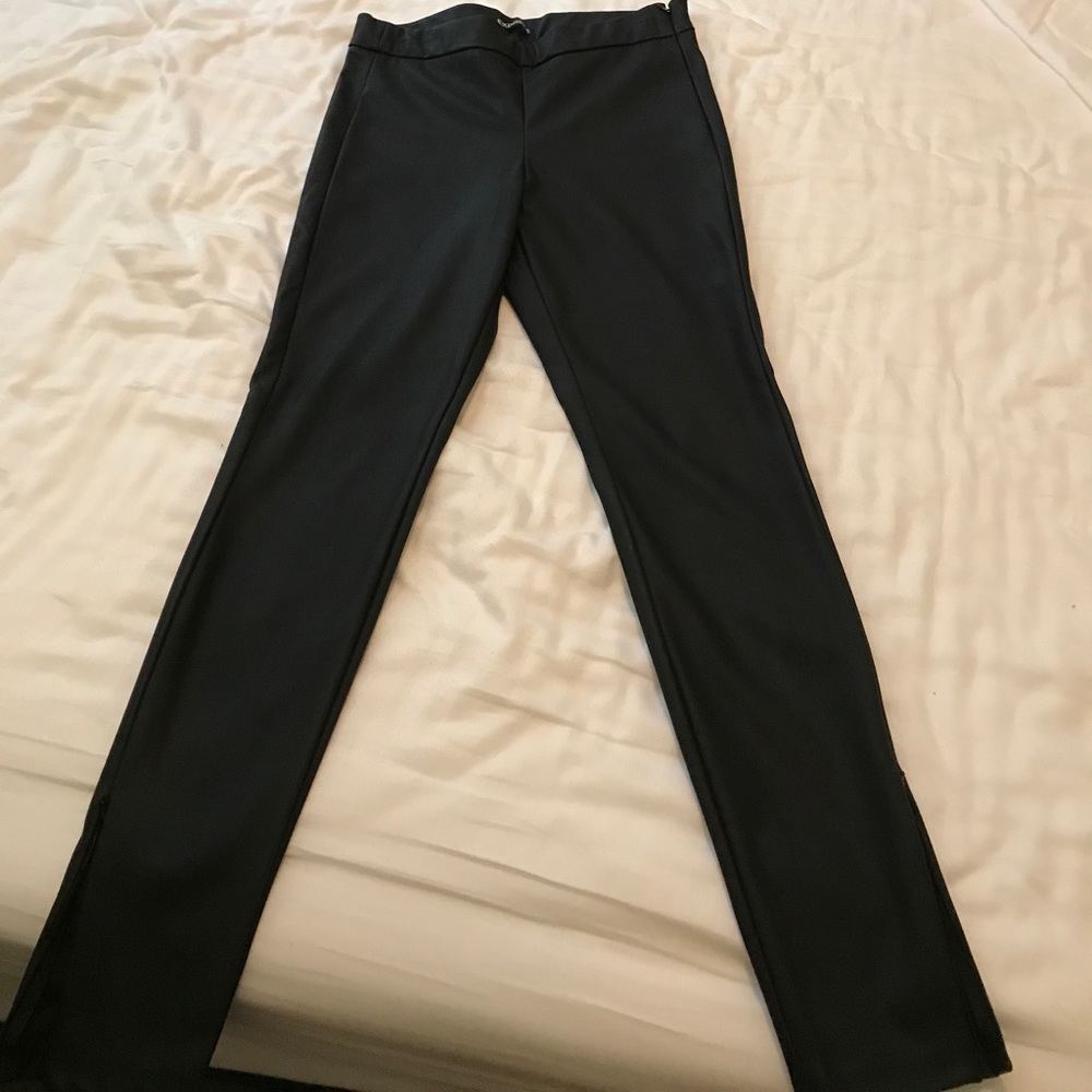 Express black scuba leggings