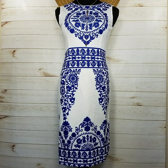 💙Alluring ROYAL DALTON Bodycon Dress - Picture 3 of 4