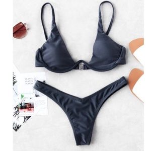Slate underwire bikini size Small, BNWT!