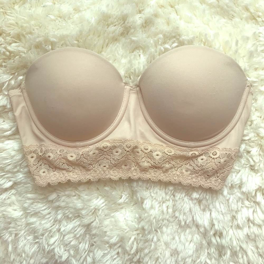 Strapless bra