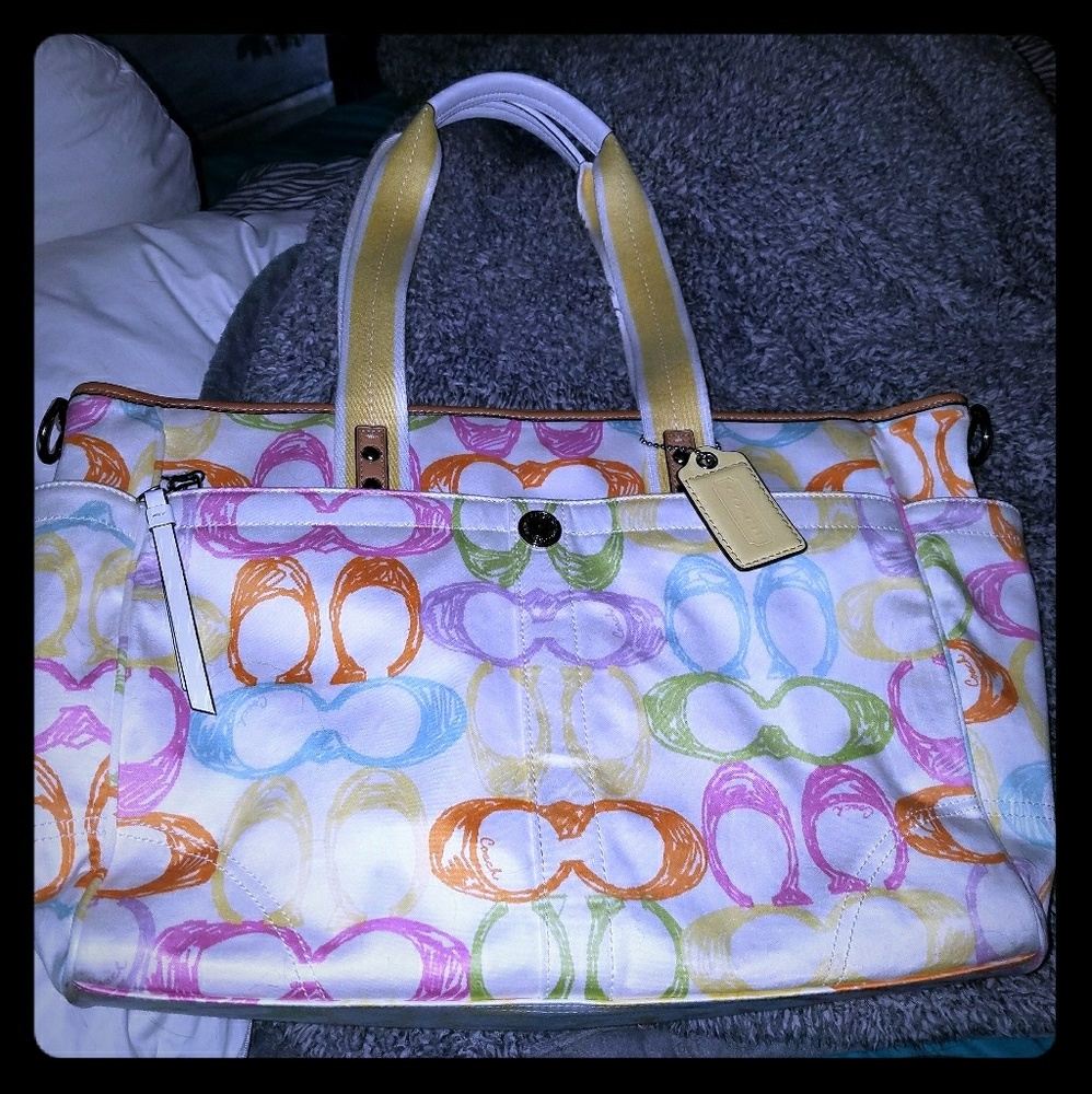 Coach diaper bag