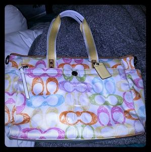 Coach diaper bag