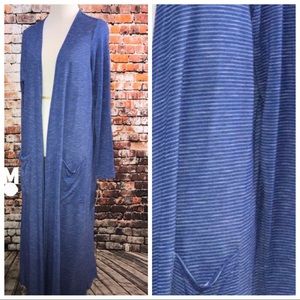 SALE Lularoe Sarah Cardigan Blue size Medium nwt