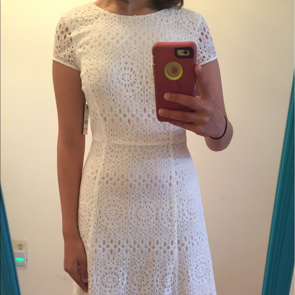 White lace dress new with tags