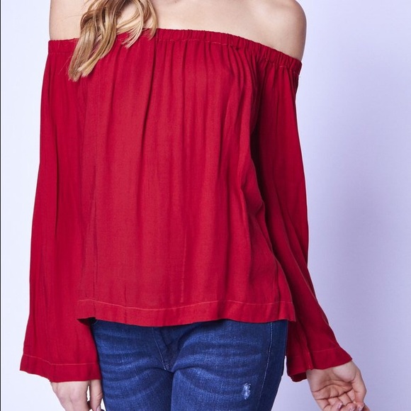 Bella Dahl Off shoulder Top - Picture 4 of 5