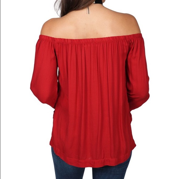 Bella Dahl Off shoulder Top - Picture 5 of 5