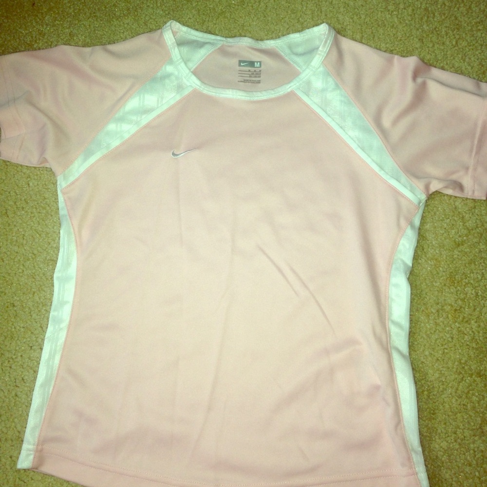 Pink Nike dri fit top