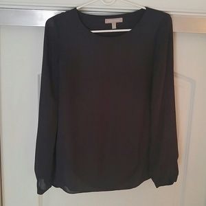 Banana Republic Dark Gray Blouse
