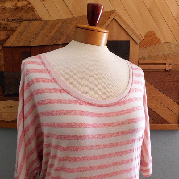 Pink Striped Guess Tunic Top - Picture 4 of 4