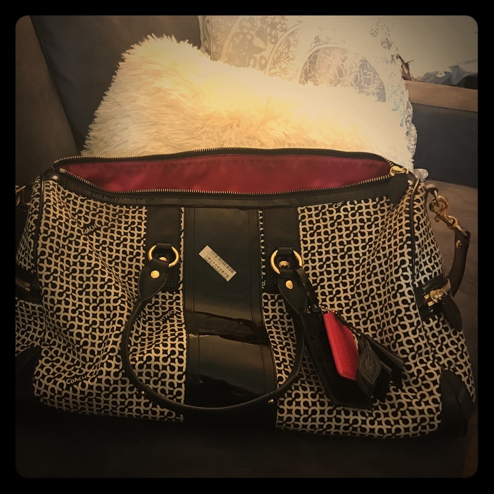 Coach travel Tote