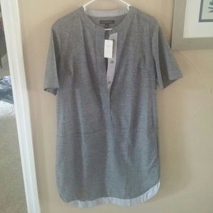 Banana republic Gray shirtdress