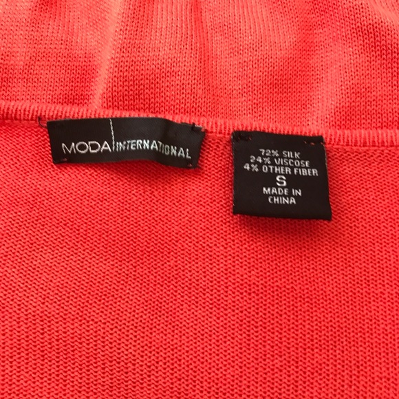 💙Orange silk blend Top💙 - Picture 3 of 3