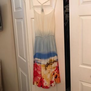 Knee length racerback dress