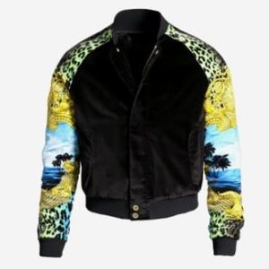 H&M x Versace Velvet Bomber