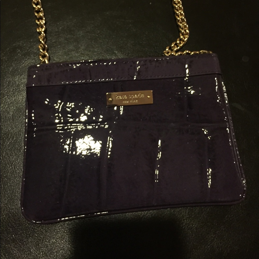 RESERVED Kate spade patent purple crossbody