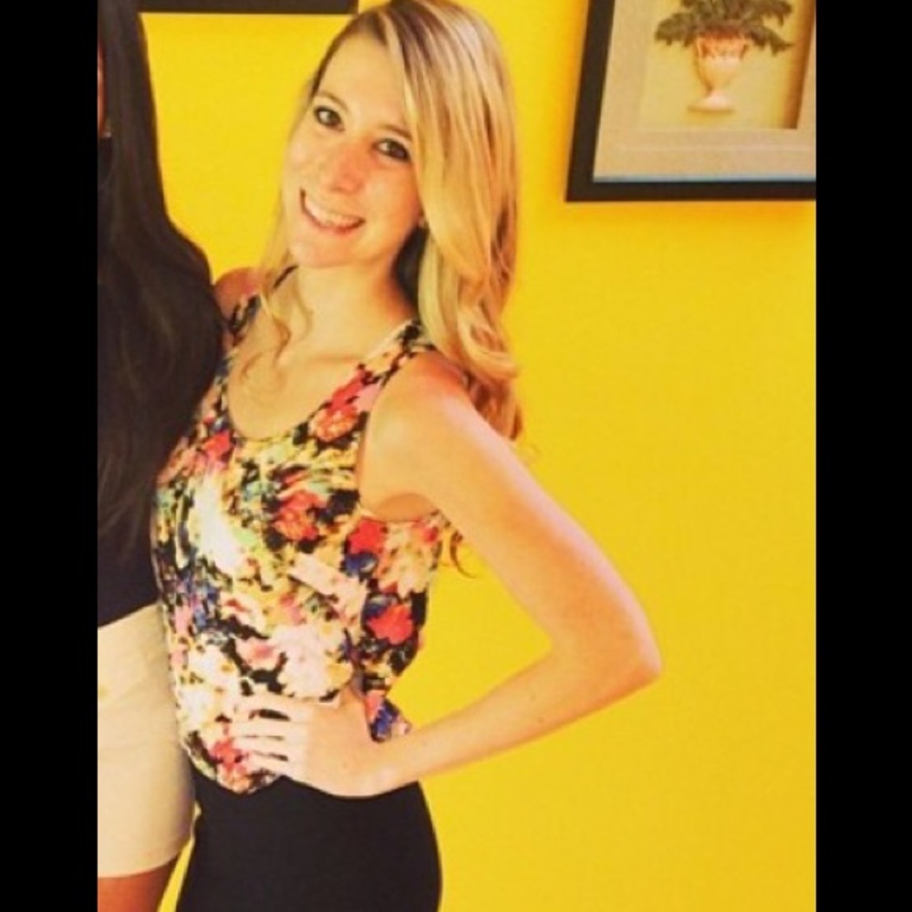 Floral crop top