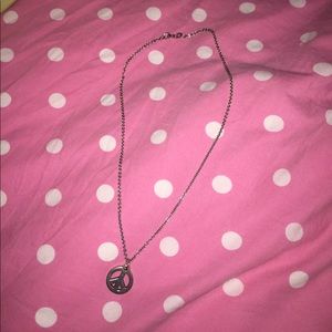 James Avery peace sign necklace!