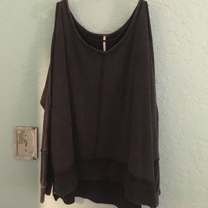 Free People Cold-shoulder Top