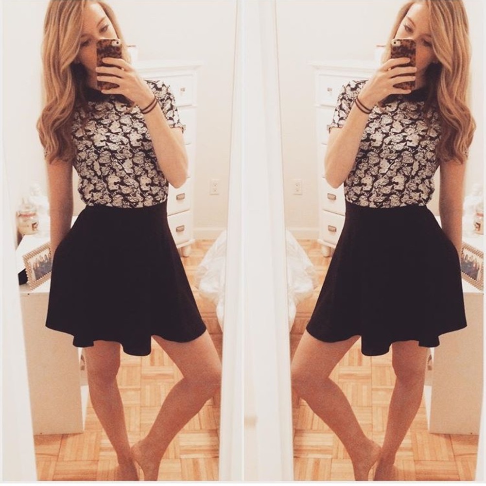 Hello Kitty print blouse