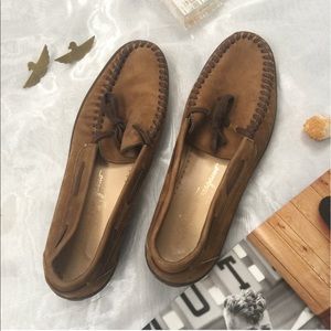 Salvatore Ferragamo Leather Boat Shoes