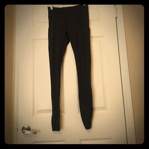 lululemon black running leggings.