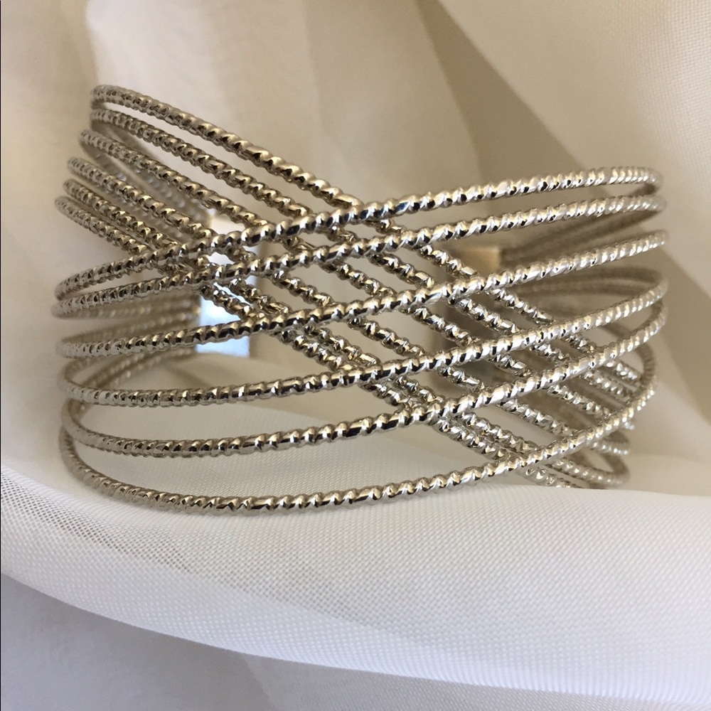 Cross Cross Bracelet Silver colored - Picture 2 of 6