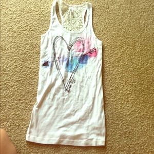 White Aeropostale tank