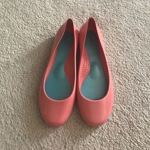 Oka-B Taylor Ballet Flats, Coral, SZ 9, Brand New