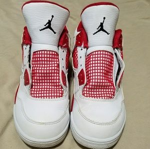 Nike Air Jordan 4 Retro Alternate 89 White Gym Red