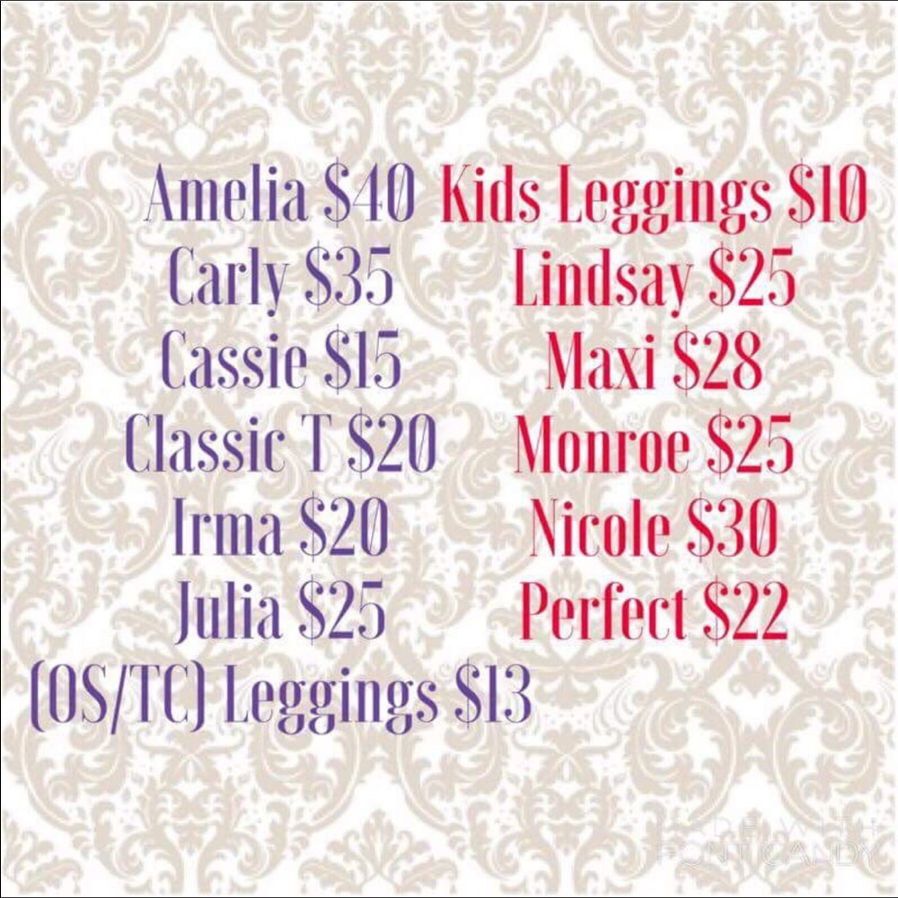 ⚓️LuLaRoe LLR Leggings Carly Sale⚓️