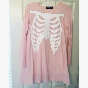 Pink Iron Fist rib cage dress