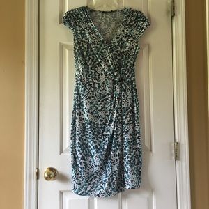 SALE!! Bundle 4 for $12 - Teal Leopard Print Dress