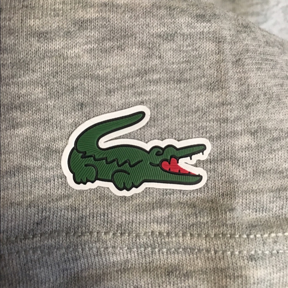 Lacoste Gray V-neck