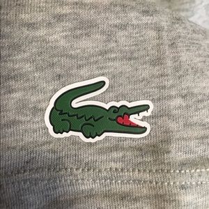 Lacoste Gray V-neck