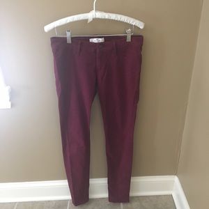 Hollister Red Khaki Pants