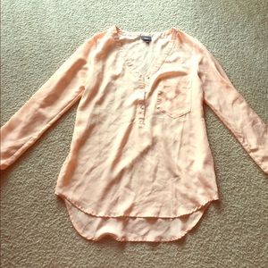 Coral blouse