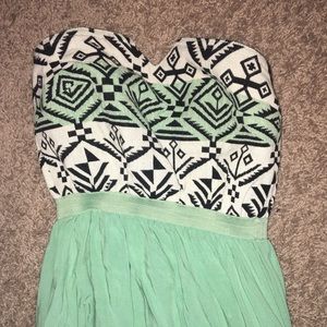 Aztec maxi dress