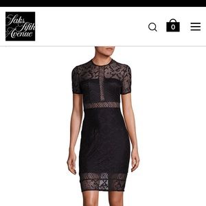 Bailey 44 black want to want it lace dress
