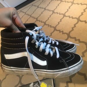 black and white "old skool" vans