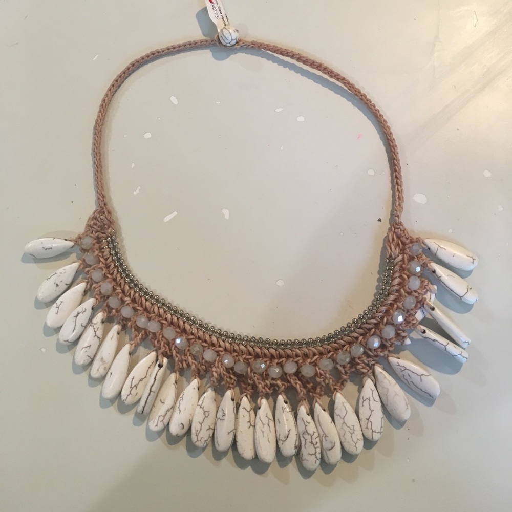 WOVEN STATEMENT NECKLACE