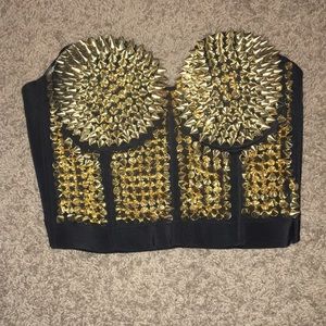 Spiked bustier