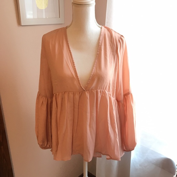 Tops - Blush Ruffle top