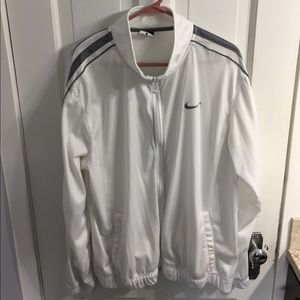 Large white Nike jacket